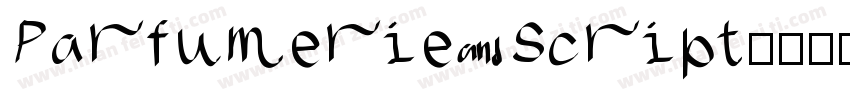 Parfumerie Script字体转换